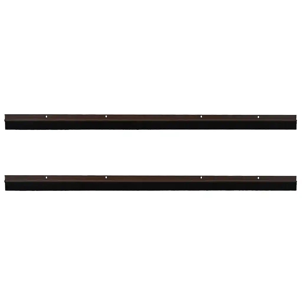 Spazzole per porte a vite 2 pz Marrone 100 cm CFW1169589