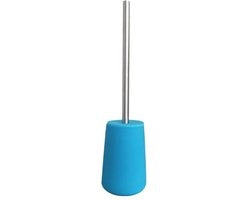 Spazzola per il water soft touch ceramica colore turquesa