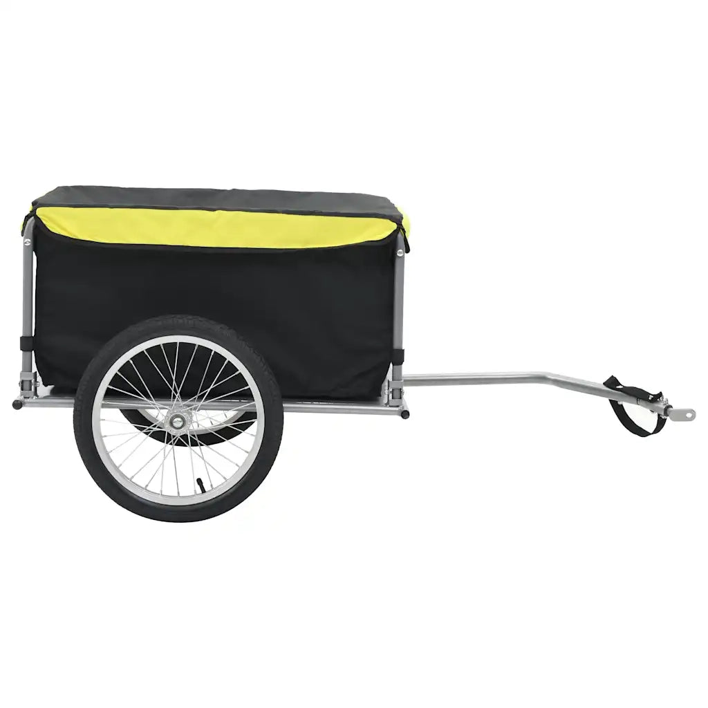 Rimorchio da Bici Nero e Giallo 65 kg CFW7908659