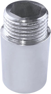 Connettore di allungamento per tubi - 1/2" Buitendraad/Binnendraad - Lunghezza 30 mm - Materiale in acciaio inossidabile - Regolabile - Connettore di alta qualità - Fitting