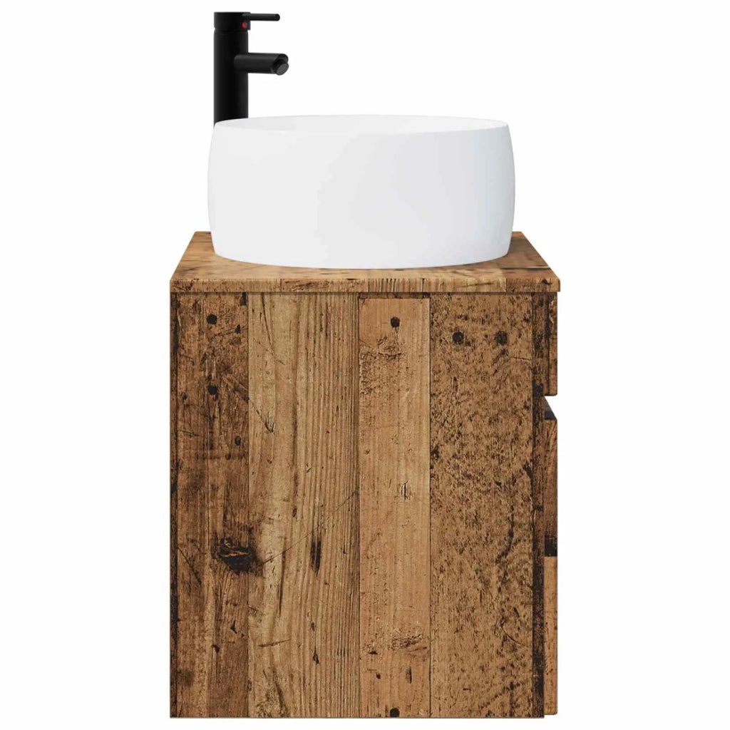 Mobile lavabo da parete Legno antico 49 x 44,5 x 66 cm 890620