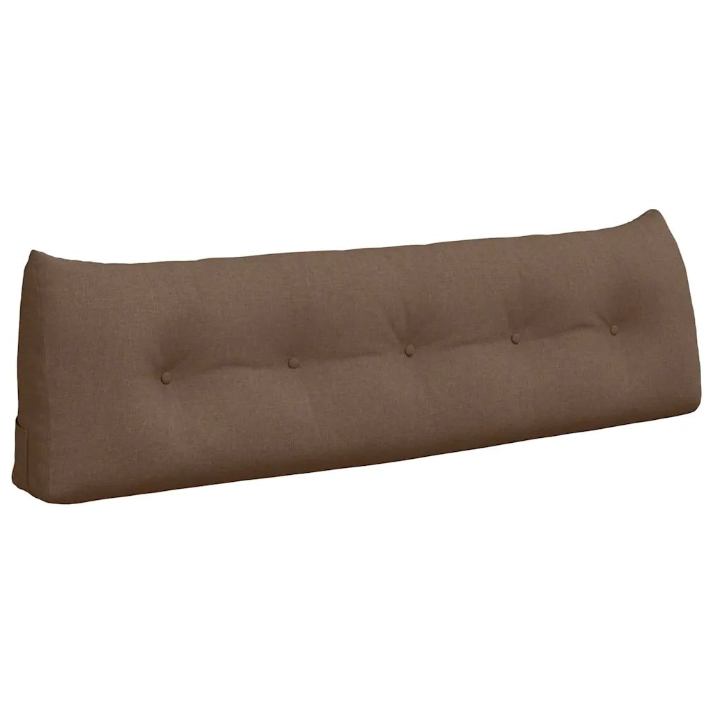 Cuscino per Schiena Marrone 160 x 24 x 50 cm Tessuto 42014532