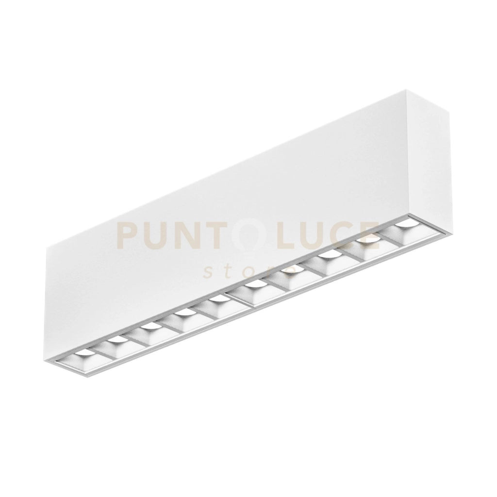GFA1432C- MODULO LED 10 PUNTI LUCE ATTACCO LED 3000K 1600LM 20W 26,9CM BIANCO