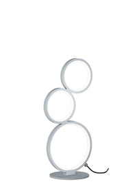 Lampada tavolo da Interno a LED in Metallo Silver