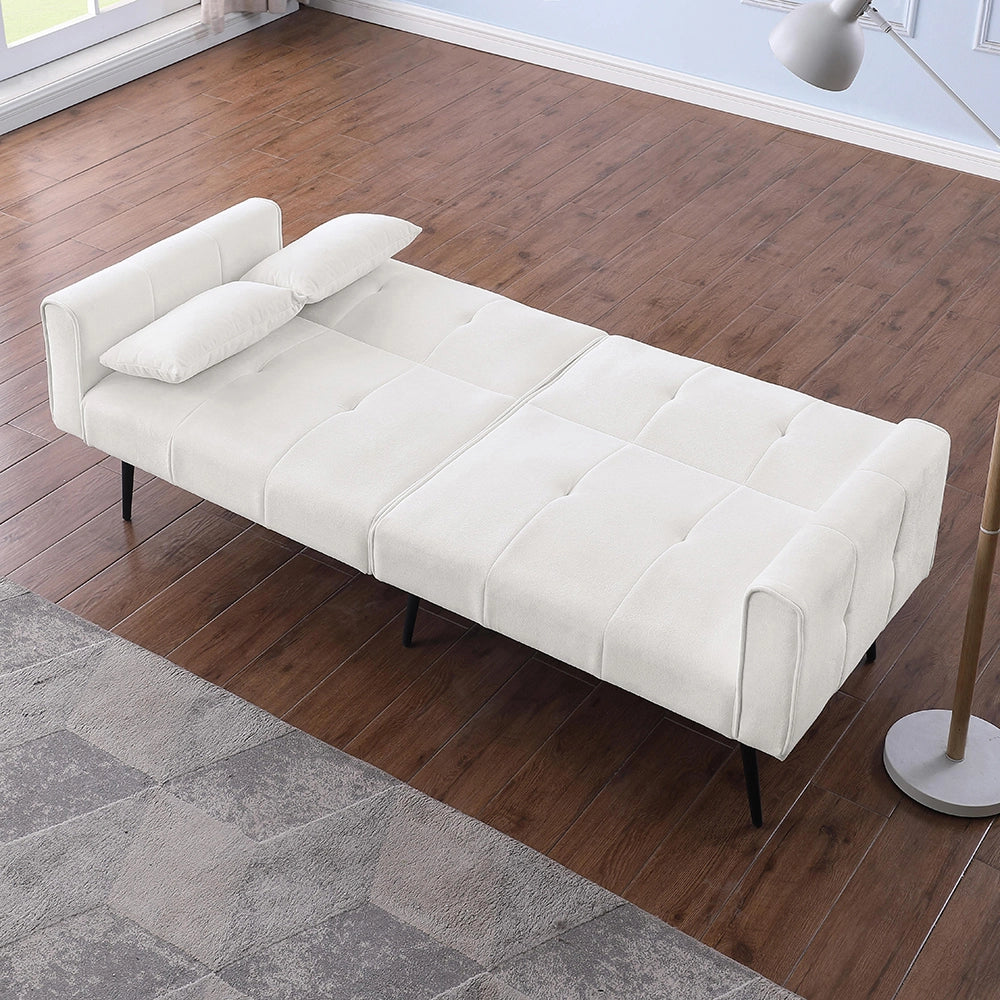 Divano letto futon - Xylo - 2 posti, schienale regolabile