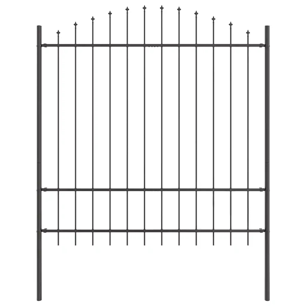 Recinzione per Giardino 5 pcs Grigio 170 x 215 cm
