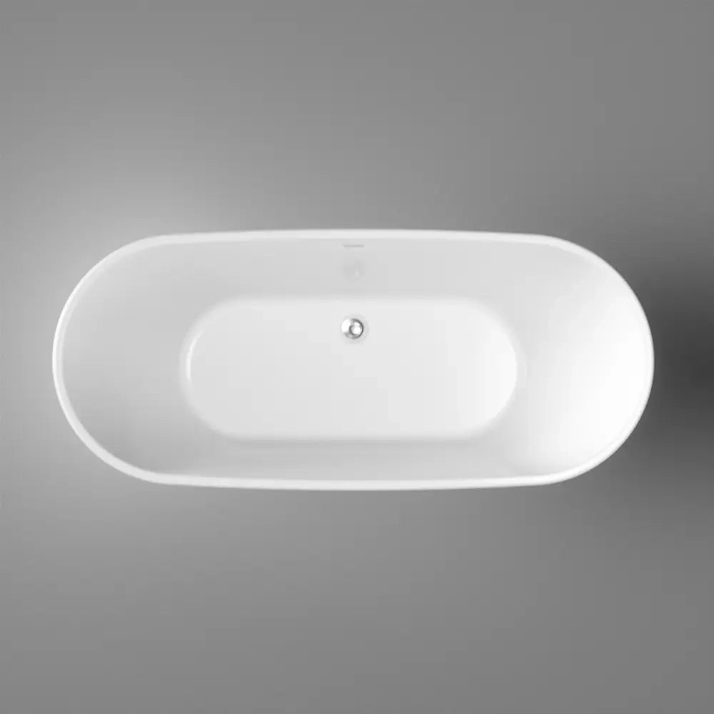 Vasca da bagno freestanding 150cm bianco lucido Mod. Ginevra
