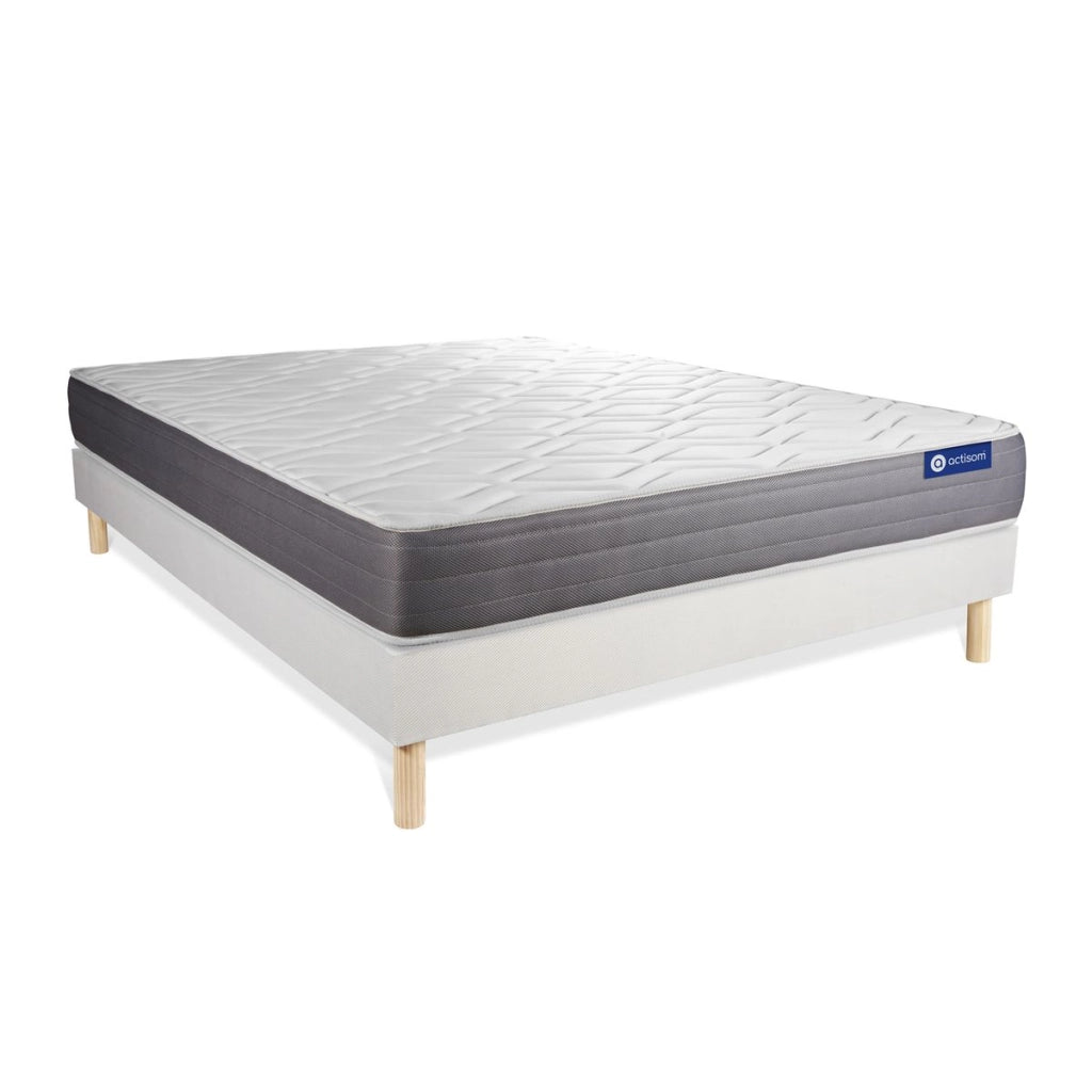 Kit rete e materasso Actiflex dream 130x210cm - Spessore : 22cm - Molle insacchettate e memory foam - Moderatamente rigido