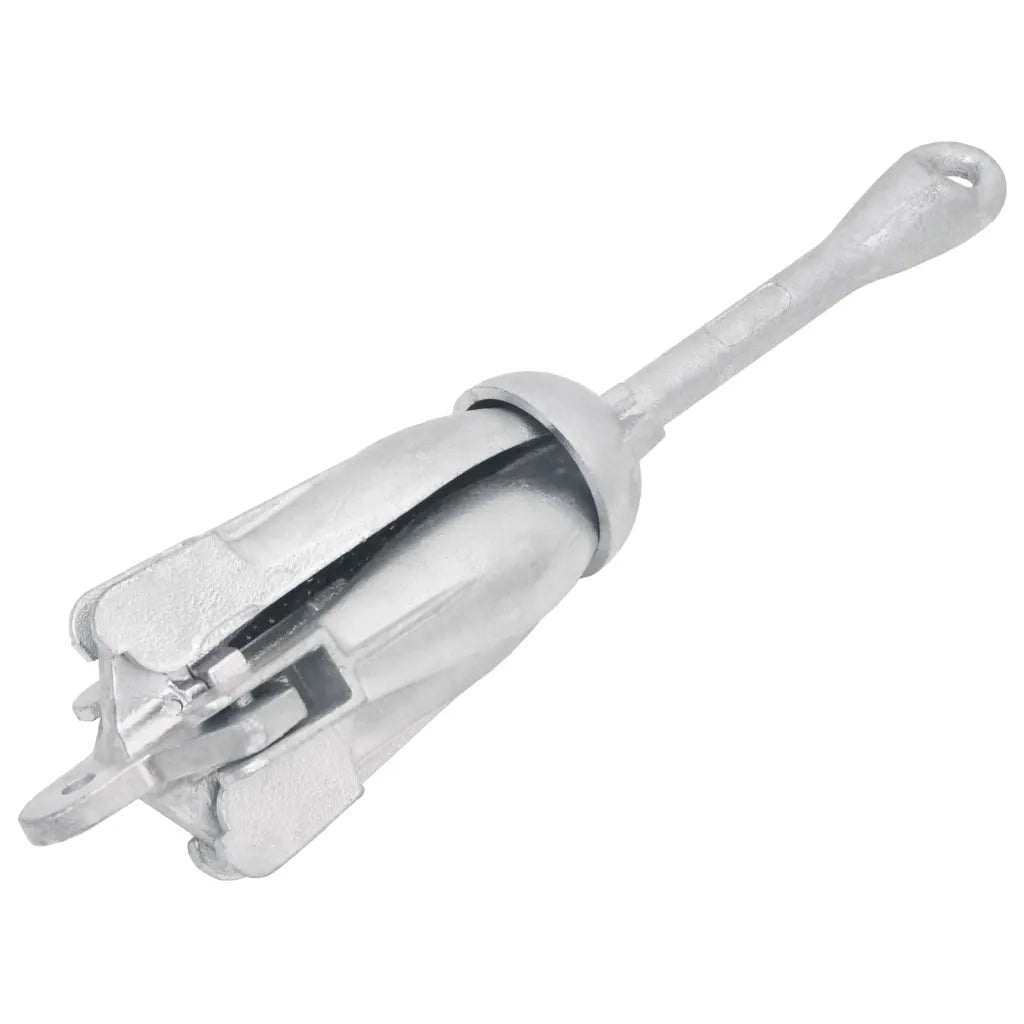 Ancora Pieghevole con Corda Argento 2,5 kg in Ferro Malleabile 94285