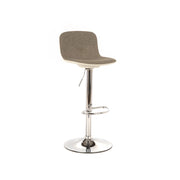 Jimmy - Sgabello in tessuto bianco - Set da 2 pz