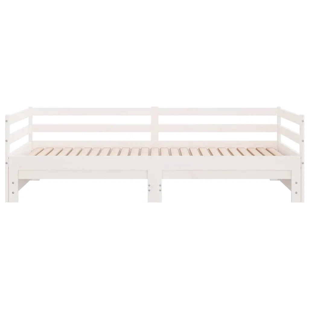 Lettino Estraibile Senza Materasso Bianco 90x190 cm