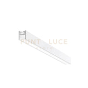 BLED G - PROFILO IN ALLUMINIO SEZIONABILE CON DIFFUSORE AD INCASTRO BIANCO PARETE/SOFFITTO/SOSPENSIONE MT2 COLORE BIANCO