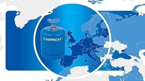 Campingaz 2000036956 Attitude 2go Barbecue a Gas Portatile da Tavolo 1 Bruciatore 2.4 kW Griglia Ghisa 48x26 cm colore Nero