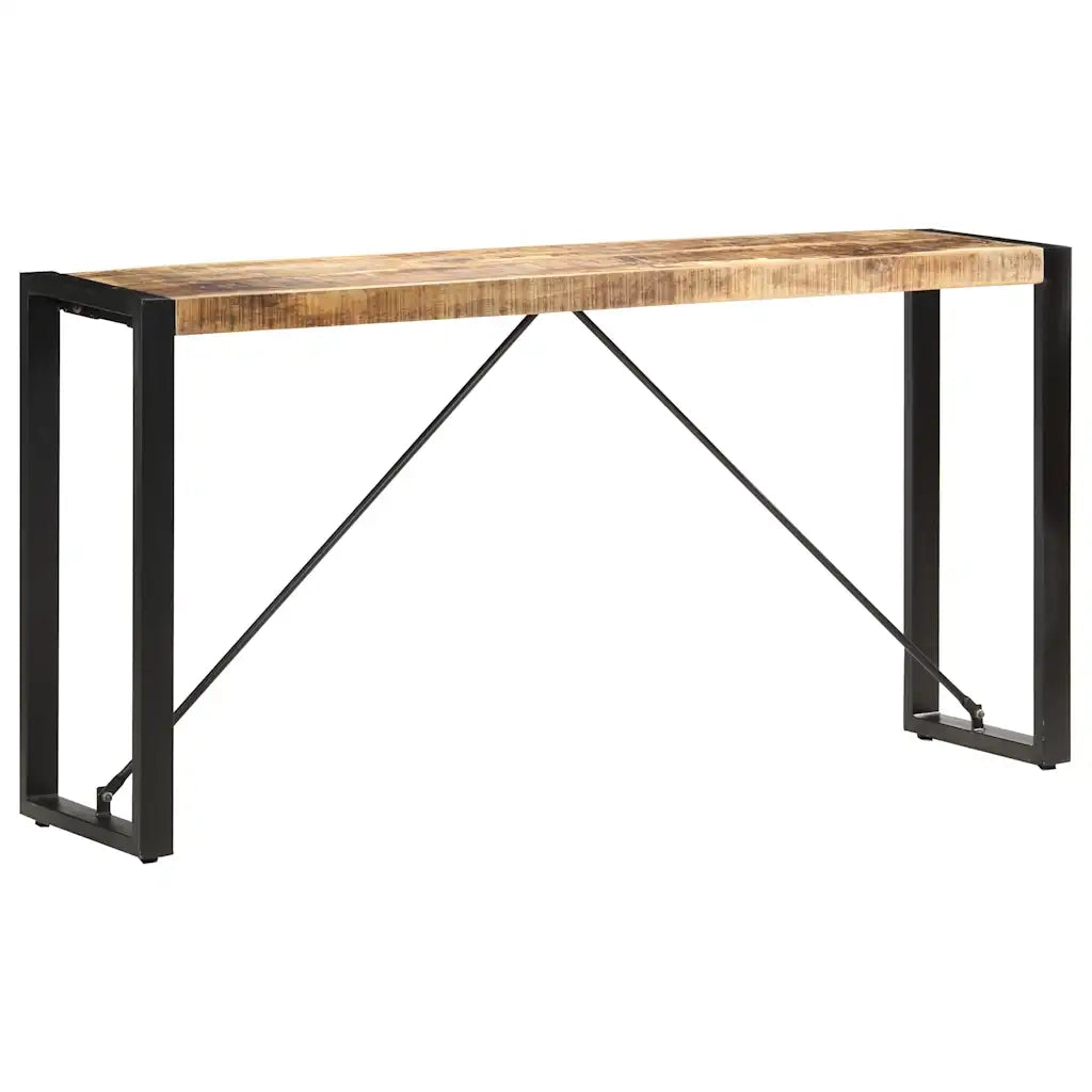 Table console 150x35x76 cm Bois de manguier massif