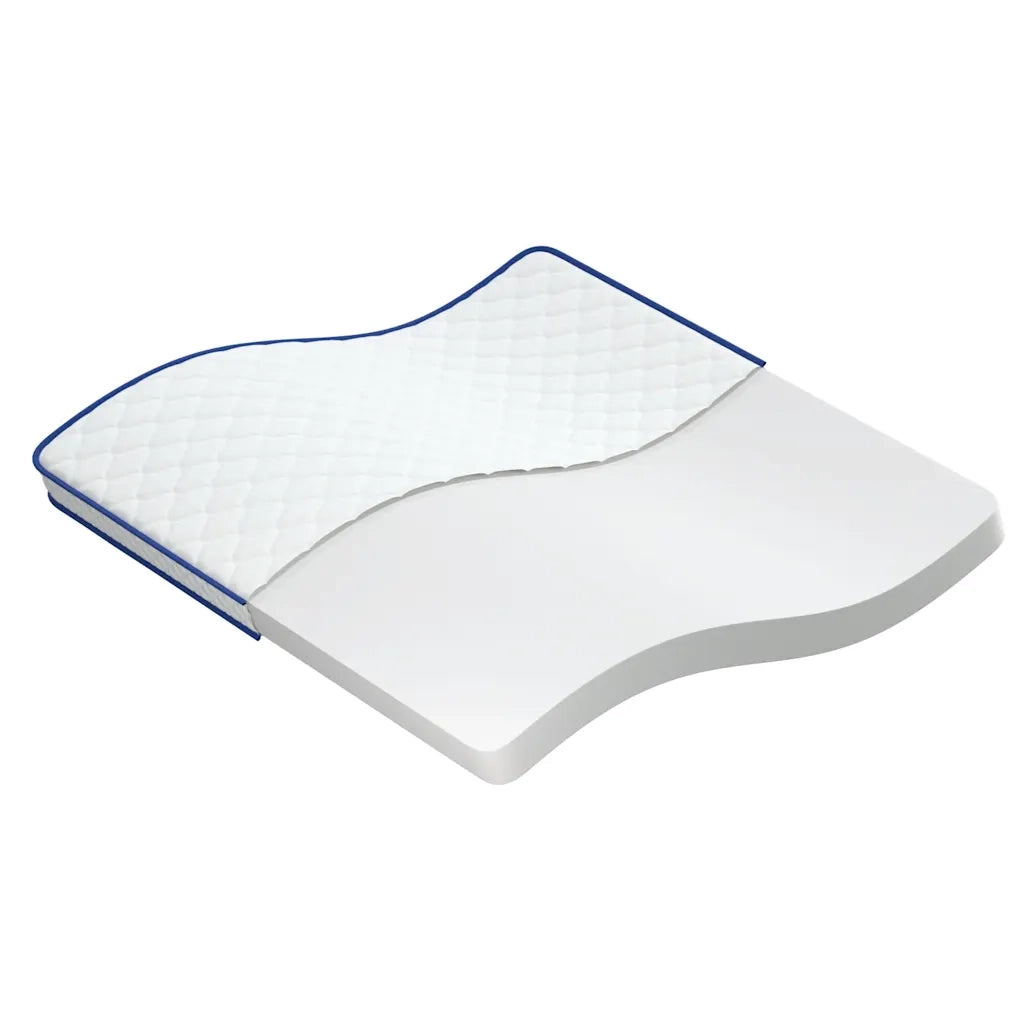 Materasso Viscoelastico Bianco 200x200x17 cm Morbido