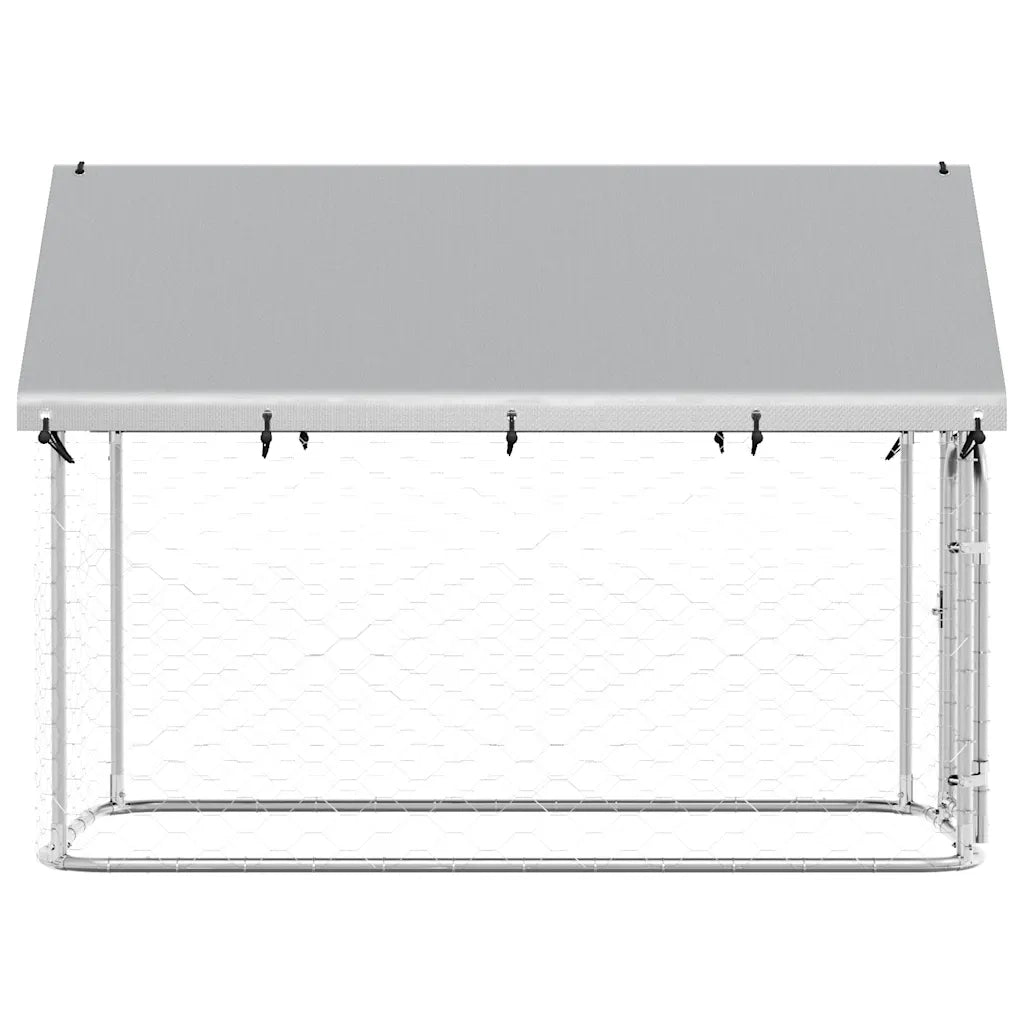 Gabbia per Cani da Esterno con Tetto 200x100x150 cm CFW1187157