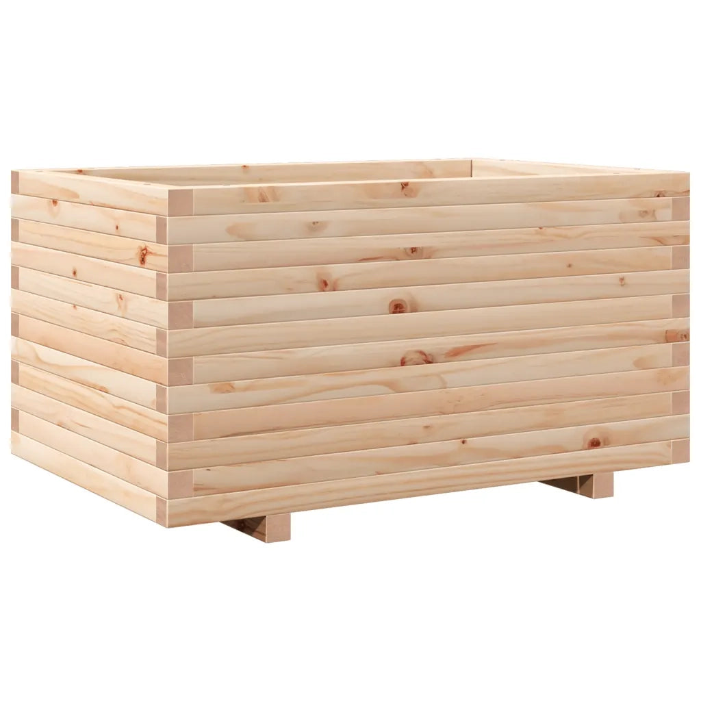 Fioriera da Giardino 90x60x49,5 cm in Legno Massello di Pino 847383