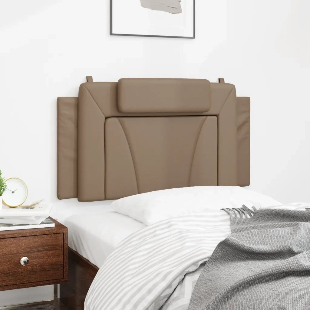Cuscino Testiera Viana Cappuccino 100 cm in Similpelle 374778