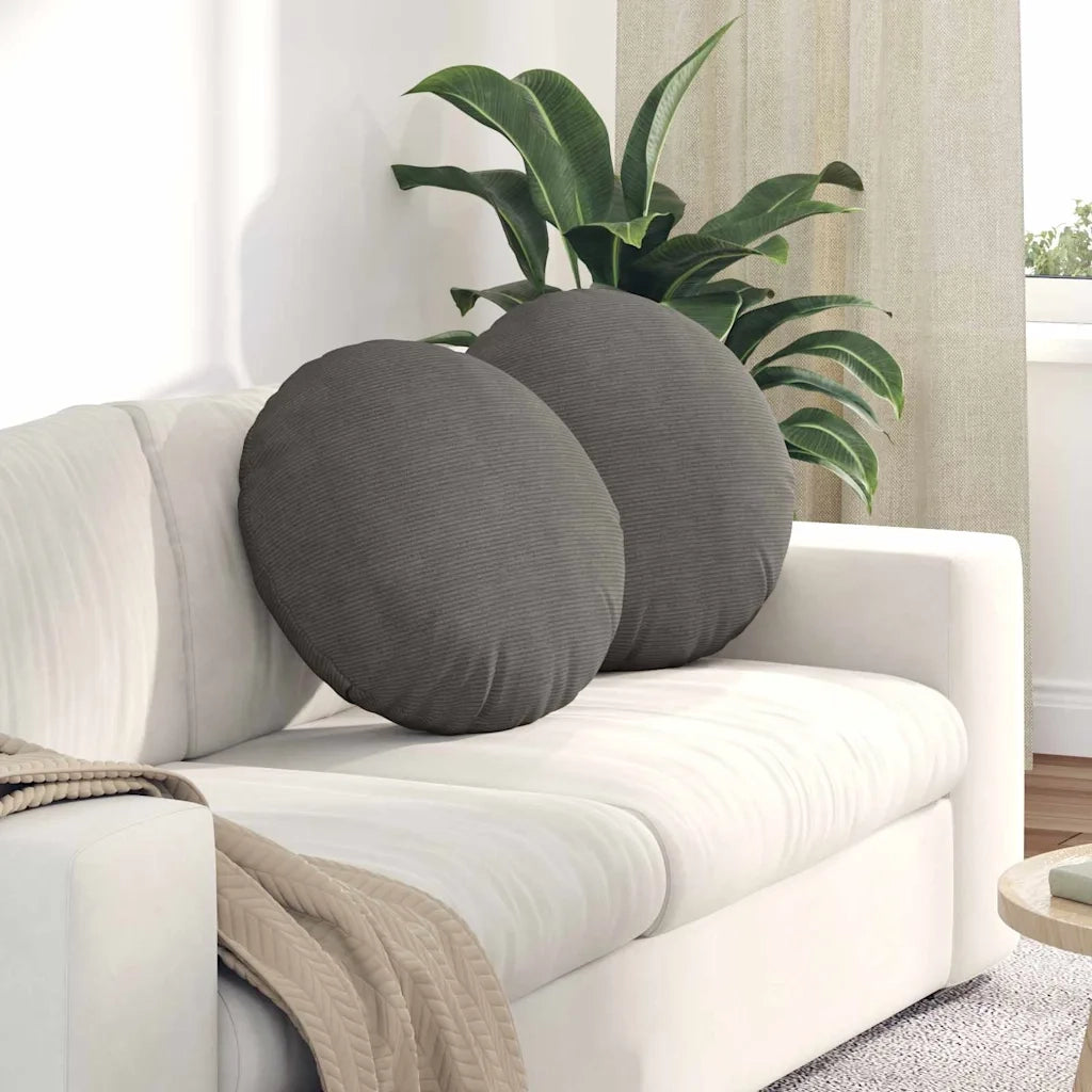 Cuscini per Seduta 2 pz | Cuscini per sedie Grigio chiaro ?50 x 19 cm