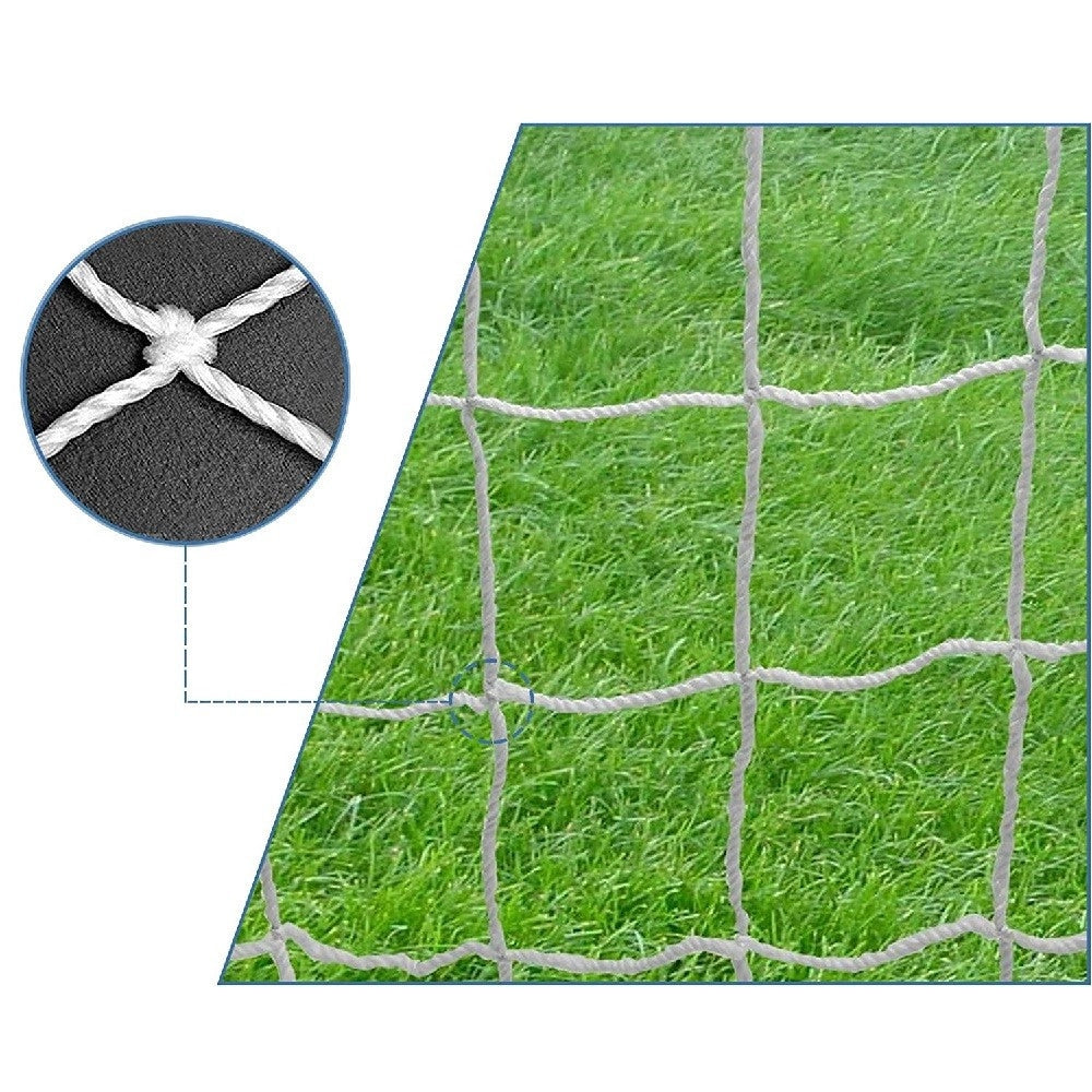 Trade Shop - Rete Calcio Porta Pieghevole Cortile Senza Cornice Per Bambini Adulti 5.5x2.1 Mt -