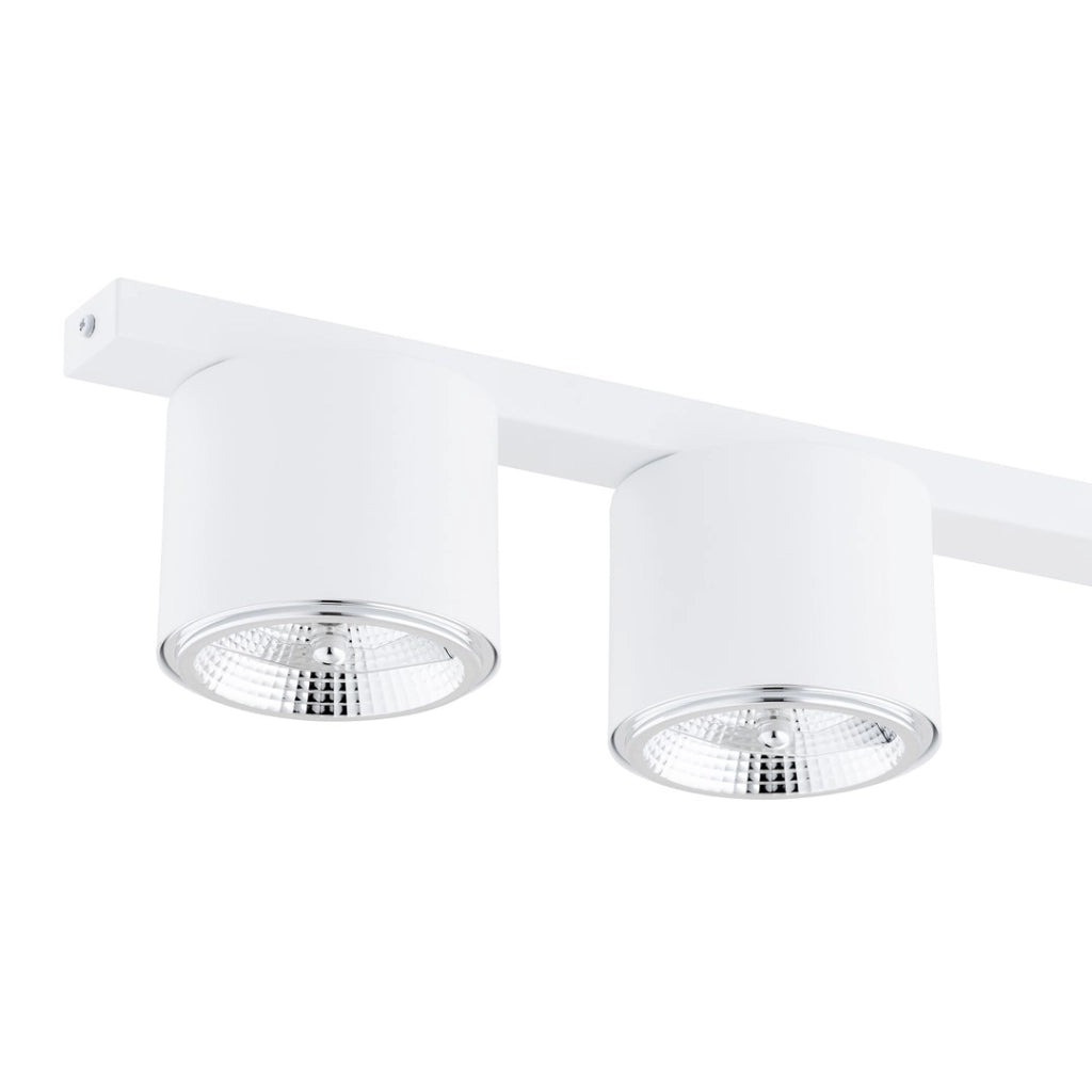 Binario spot bianco minimalista 116cm 5xES111 15W Emibig