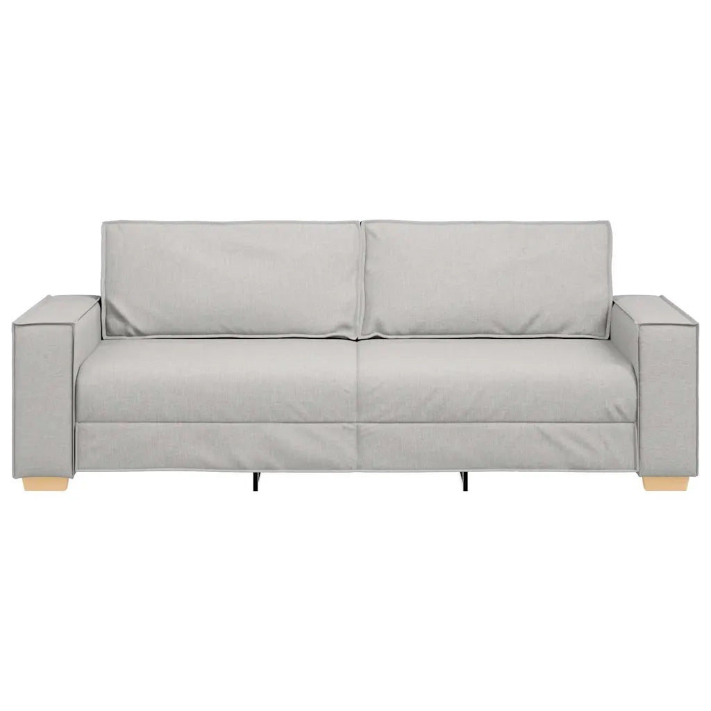 Divano a 3 posti Grigio Nuvola 180 cm in Tessuto
