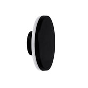 Trade Shop - Applique Esterno 12w Nera Tonda Slim Ip65 Alluminio Luce Naturale 4000k Xc-9286 -