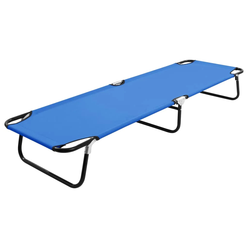 Lettino prendisole sedia a sdraio lettino prendisole letto da giardino mobili da giardino mobili da esterno pieghevoli acciaio blu 02_0012865