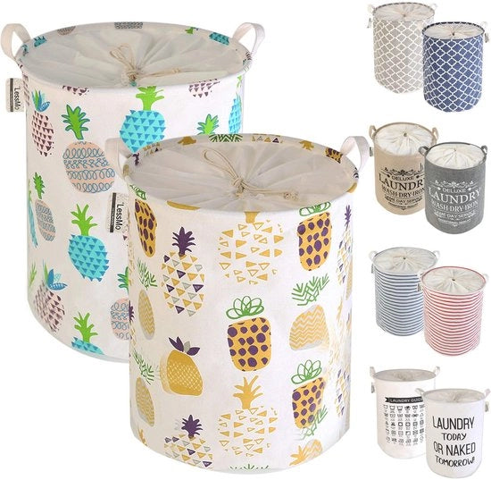 2 pezzi di asciugamano da stendere 17,7" con corda, asciugamani da stendere opaca, impermeabili in cotone (ananas 17,7" / medio)