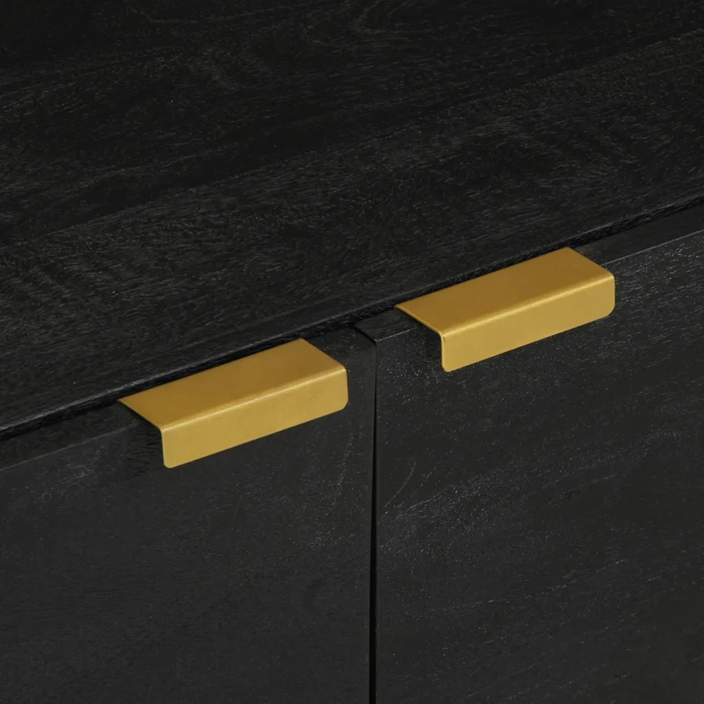 Tavolino da Salotto Nero 80x50x40 cm in Legno Multistrato