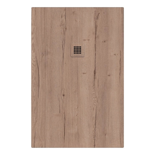 Piatto doccia in marmoresina 100x80 cm effetto legno Rovere Halifax CINA