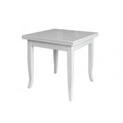 Tavolo quadrato allungabile Verona bianco 90x90