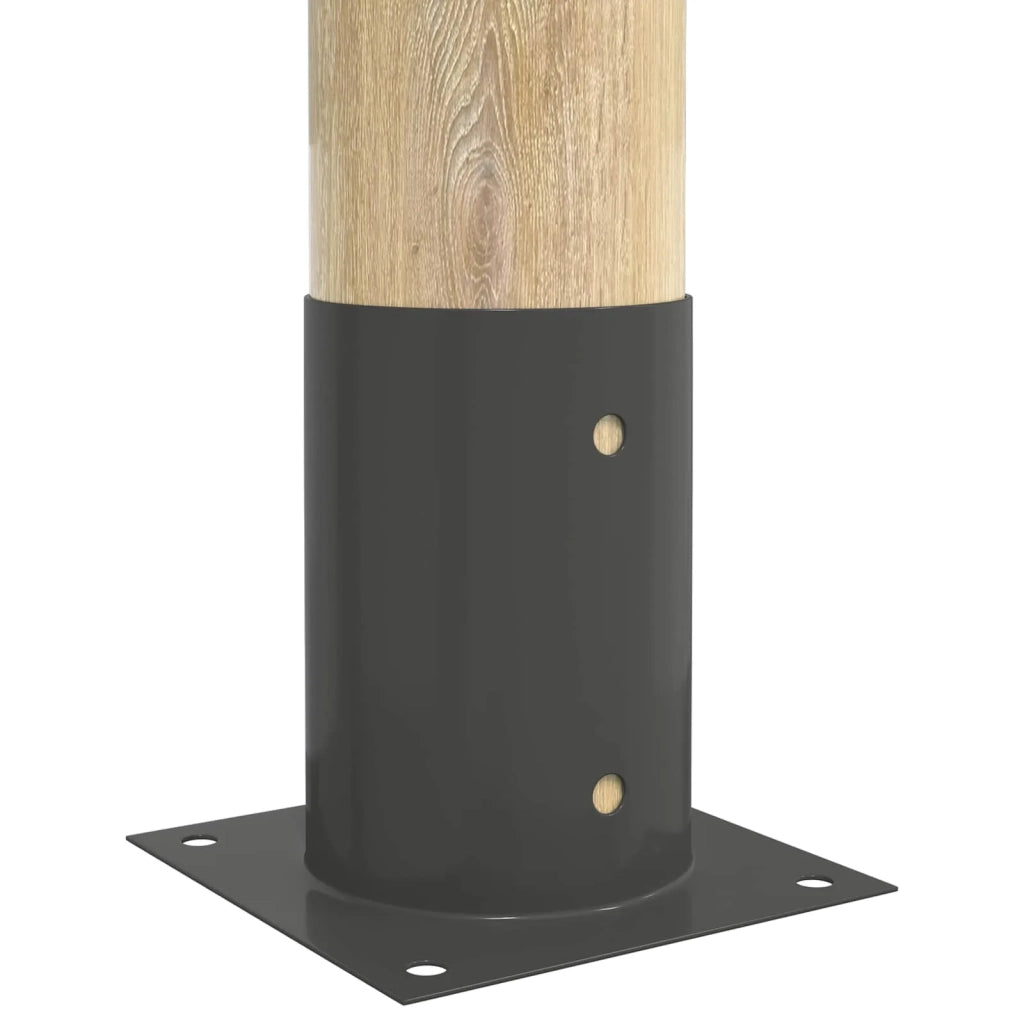 Ancora rotonda per terreno 12 pz Antracite 15 x 15 x 15 cm CFW2335921