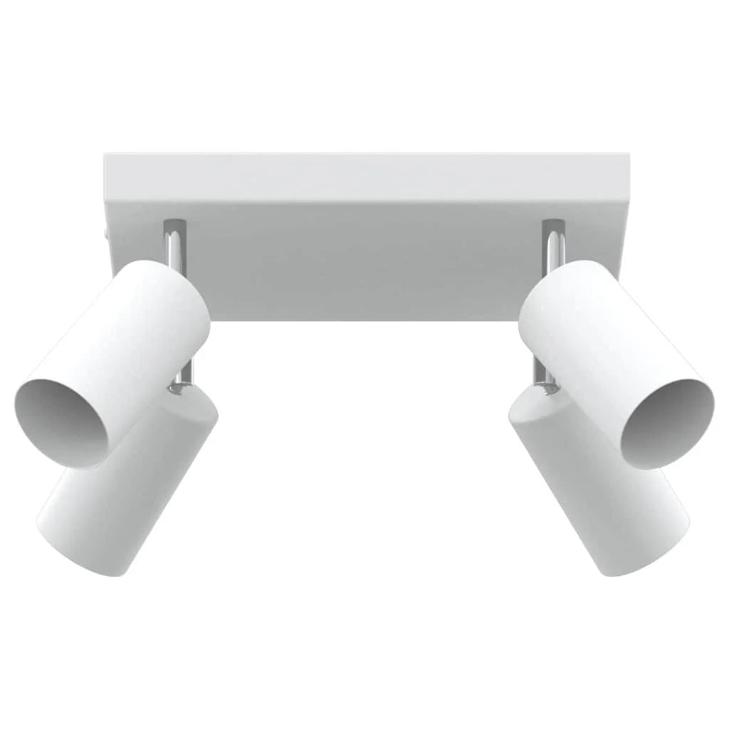 Faretto da soffitto moderno con illuminazione direzionale 26 x 26 x 16 cm metallo bianco 02_0058309