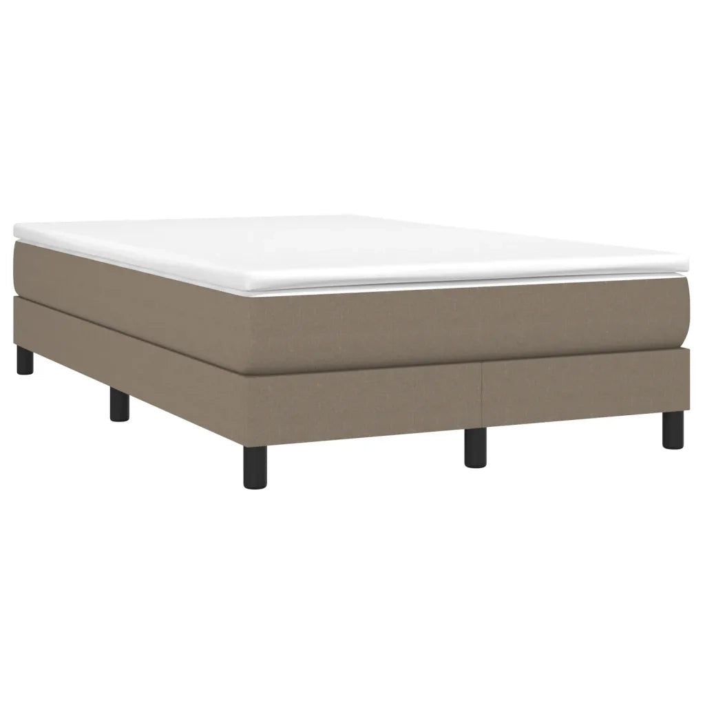 Giroletto a Molle con Materasso Tortora 120x190 cm in Tessuto 3269661