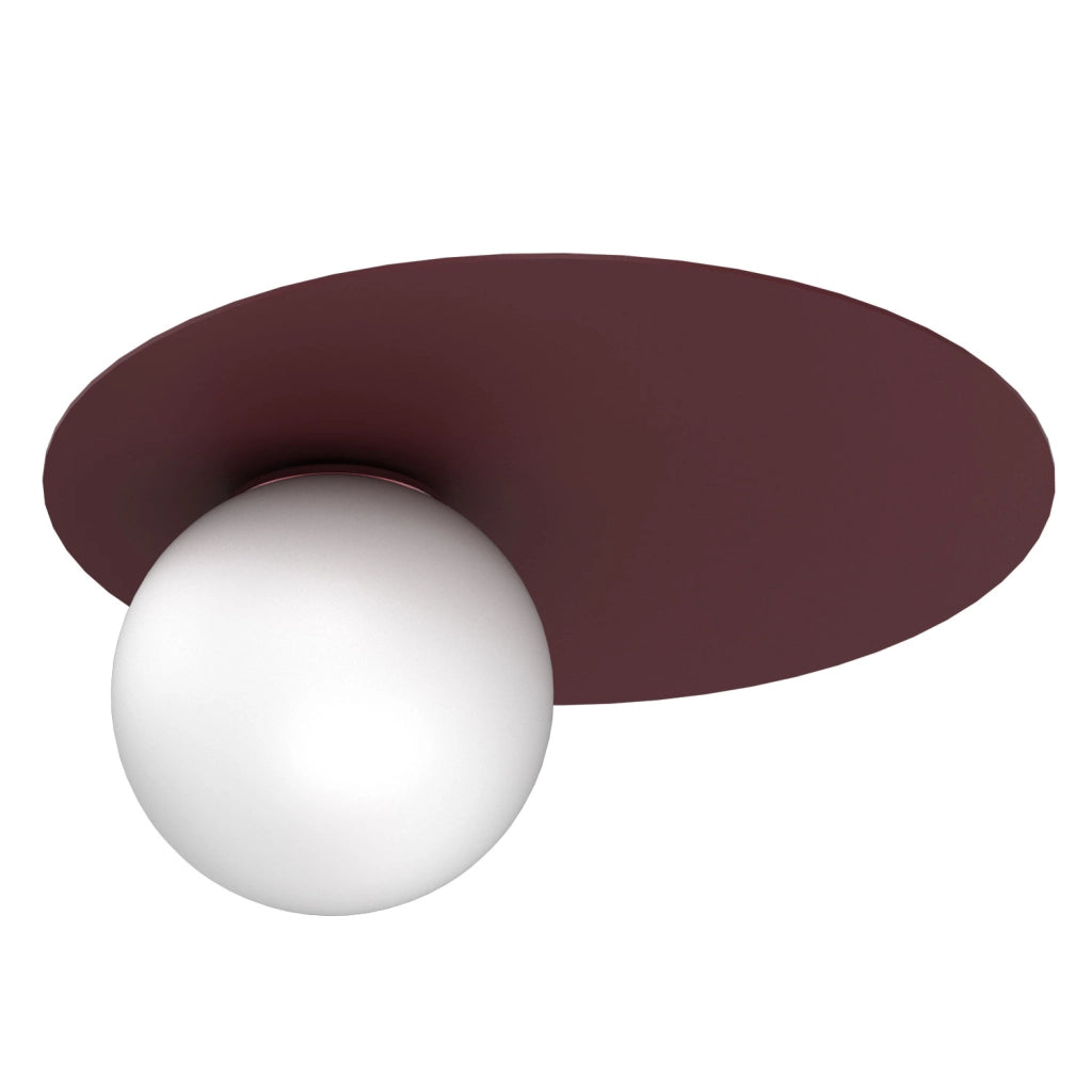 Lampada da soffitto Flat Luminex 1xE27 bordeaux