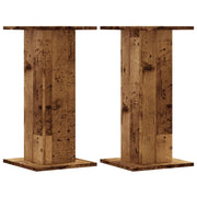 Portavasi mobili per fiori set da 2 legno di recupero legno ingegnerizzato marrone 02_0045368