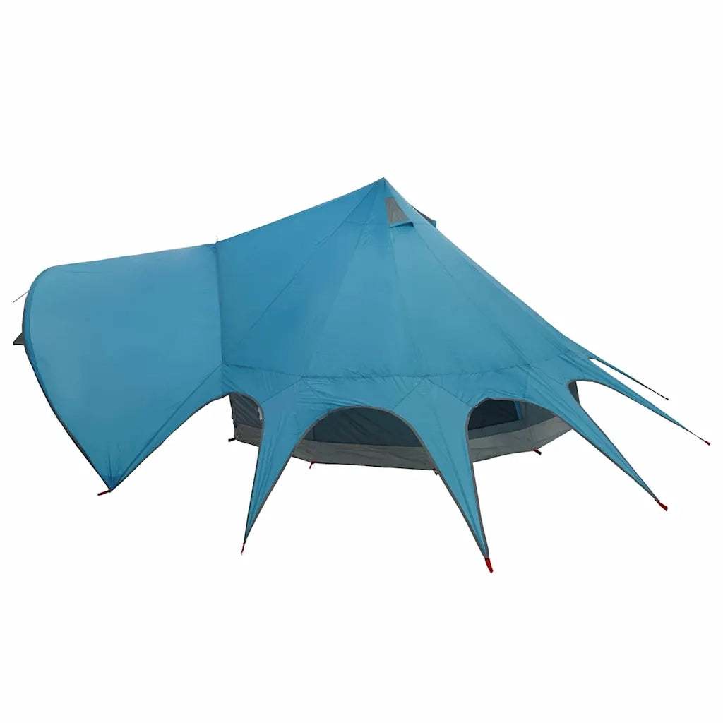 Tenda Teepee per 3 Persone Blu e Grigio 312 x 312 x 197 cm