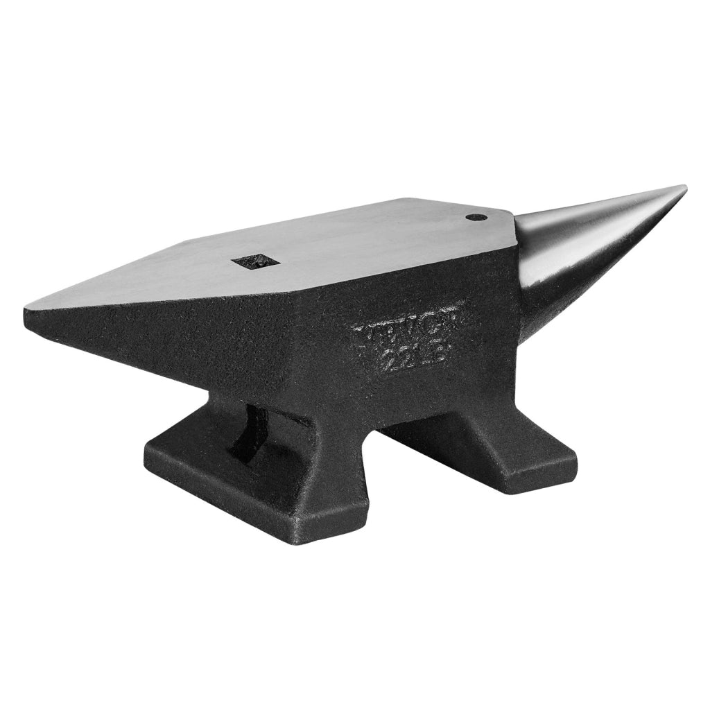 Incudine da Fabbro Stile Italiano GZL22 in Acciaio Fuso 10 kg 260x82 mm 50HRC con Fori per Officina e Fai da Te