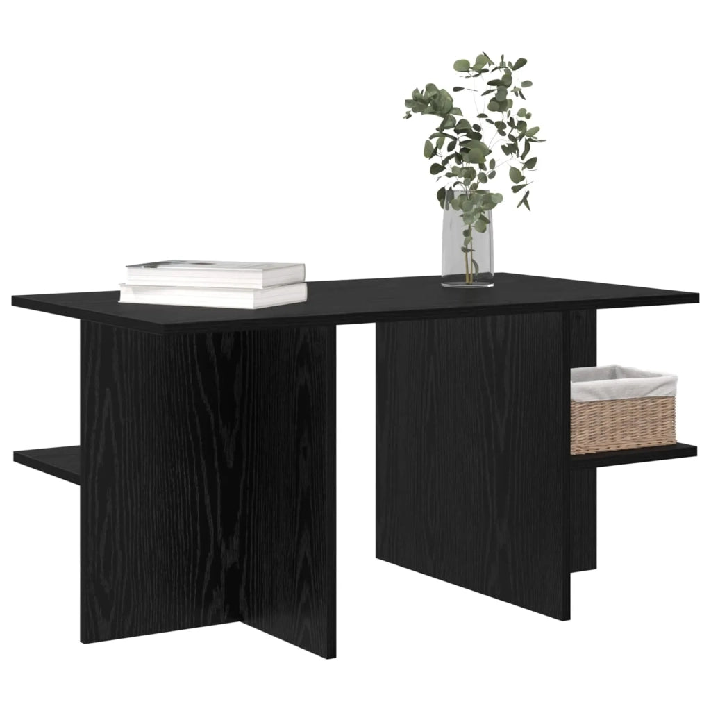 Tavolino da salotto Rovere Nero 87 x 50 x 45 cm 8001056