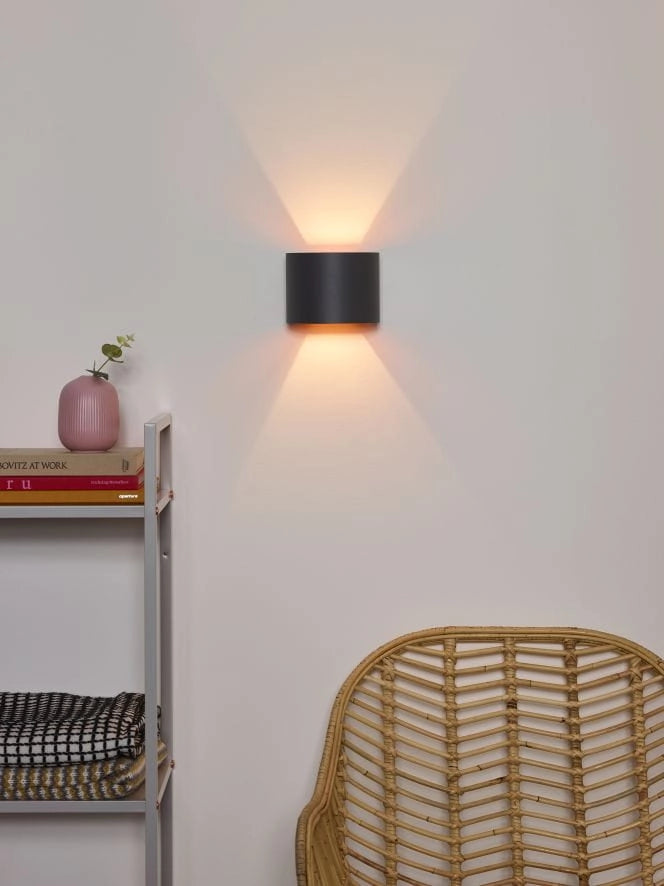 Applique Lucide XIO nero alluminio G9 LED 4W 2700K 09218/04/36