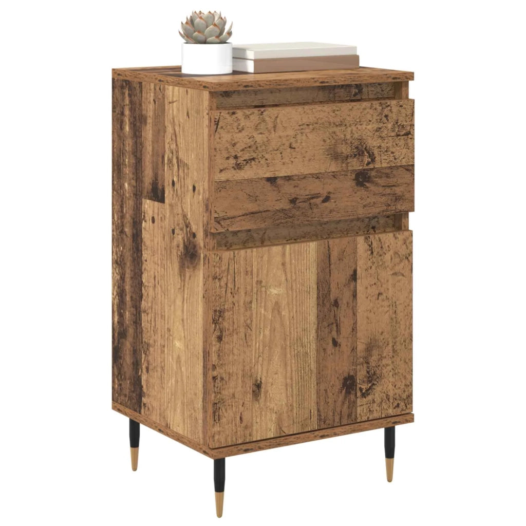 Credenza con cassetto Legno vecchio 40 x 35 x 70 cm 881750