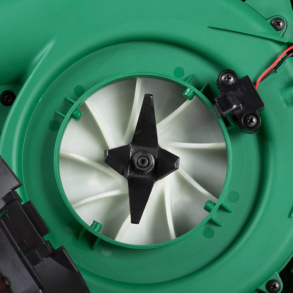 Monzana Soffiatore 3in1 a Benzina 7000 rpm Sacco 45L Attrezzi Aspiratore Trituratore Aspirafoglie Verde
