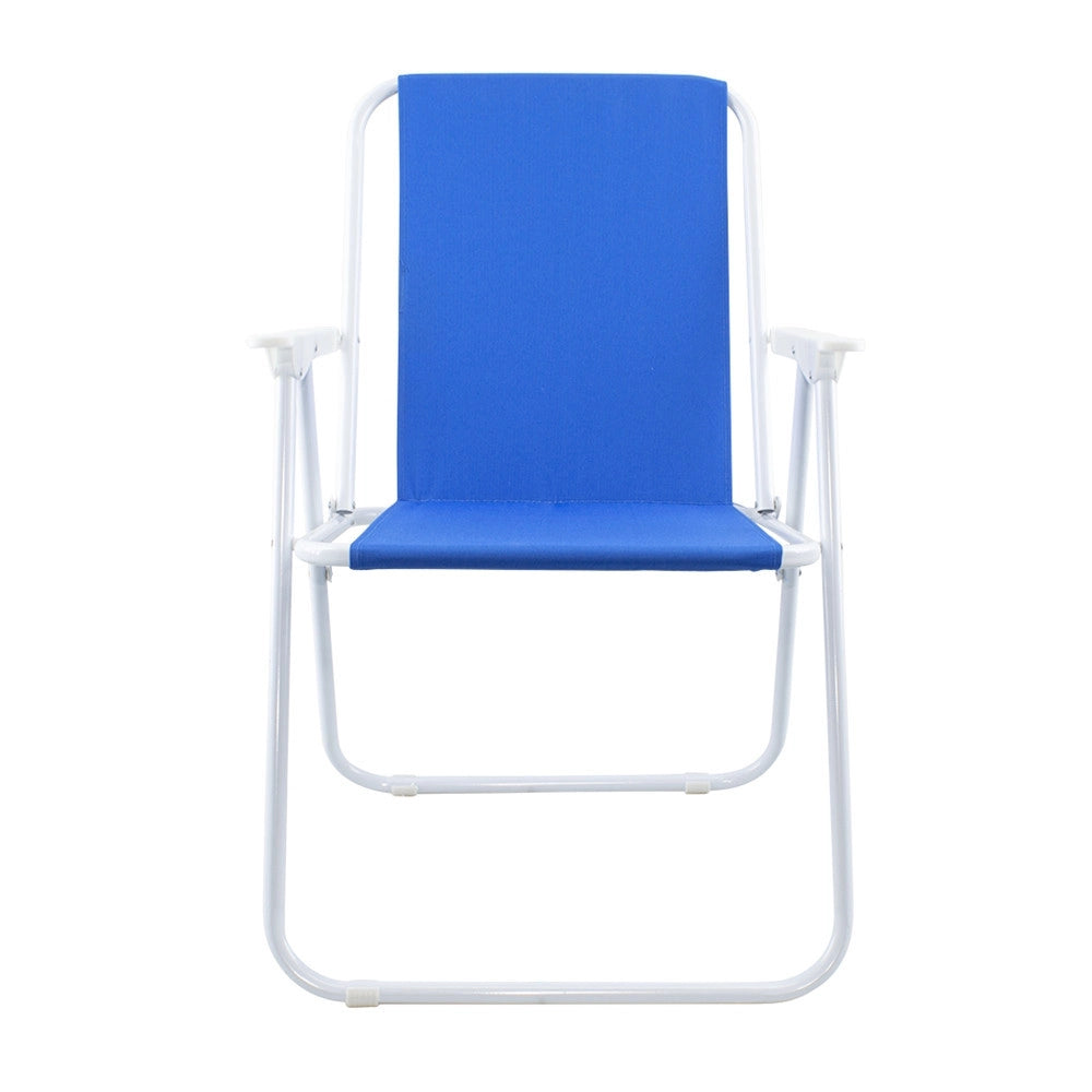 Trade Shop - Sedia Relax Spiaggina Mare Giardino In Acciaio Pieghevole Campeggio Tinta Unita 285004 -