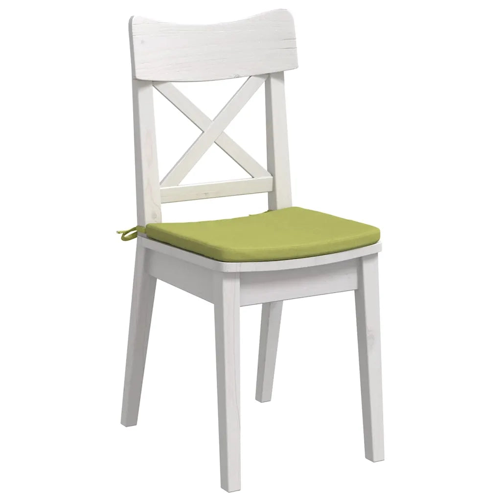 Cuscini per Seduta 4 pcs Verde chiaro 40 x 40 x 3 cm Tessuto