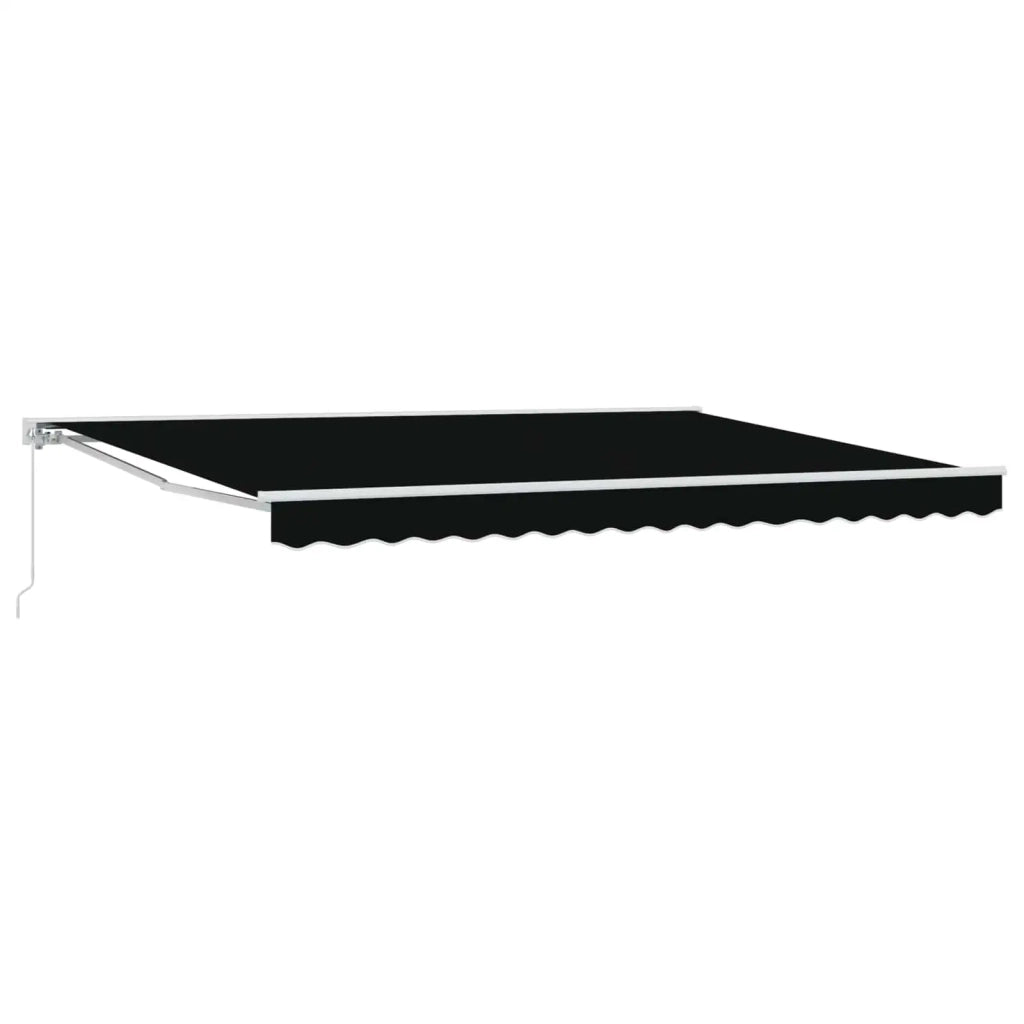 Tenda retrattile manuale Nero 4 × 3 m 3420261