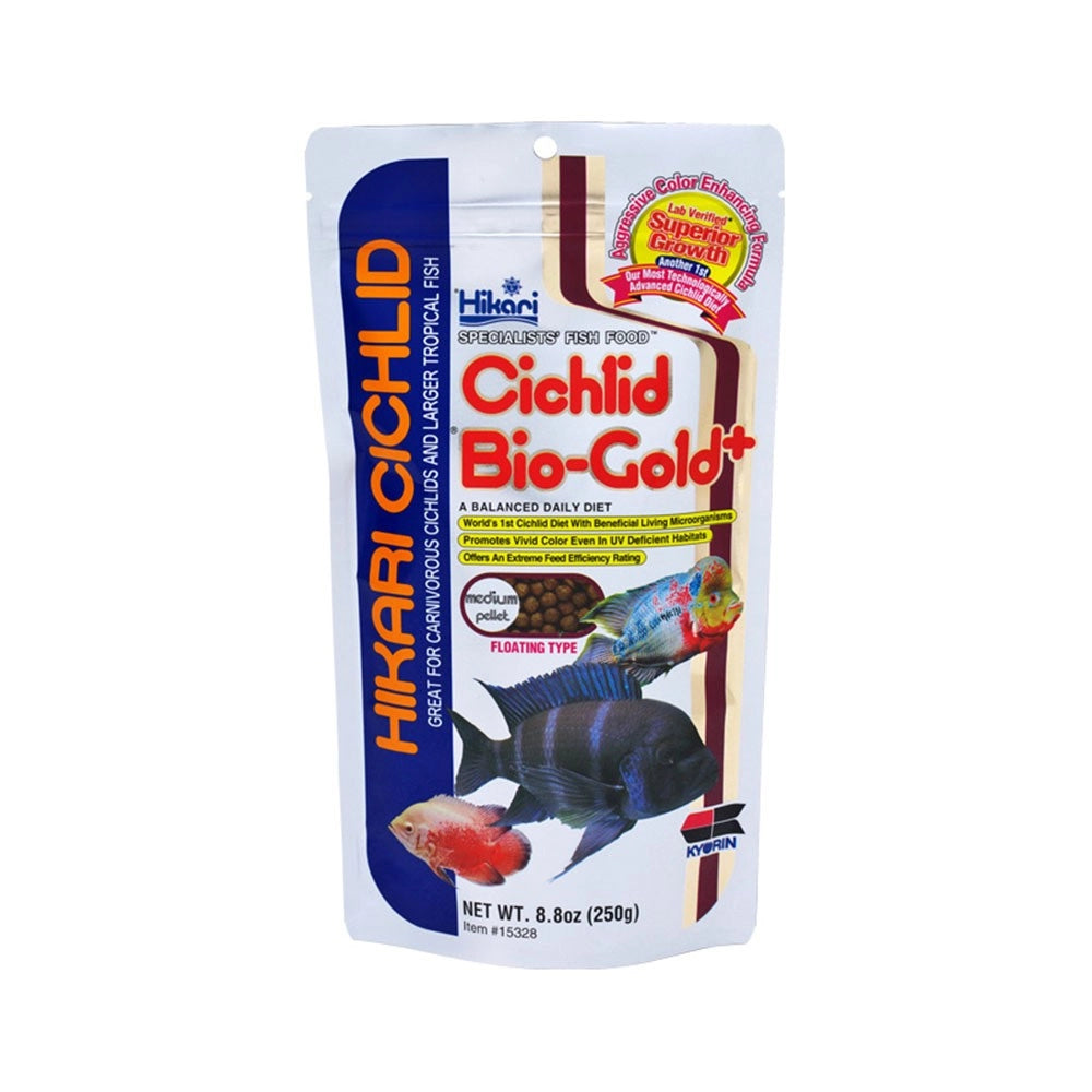 Hikari Cichlid Bio-Gold Plus Medium Pellet 250gr