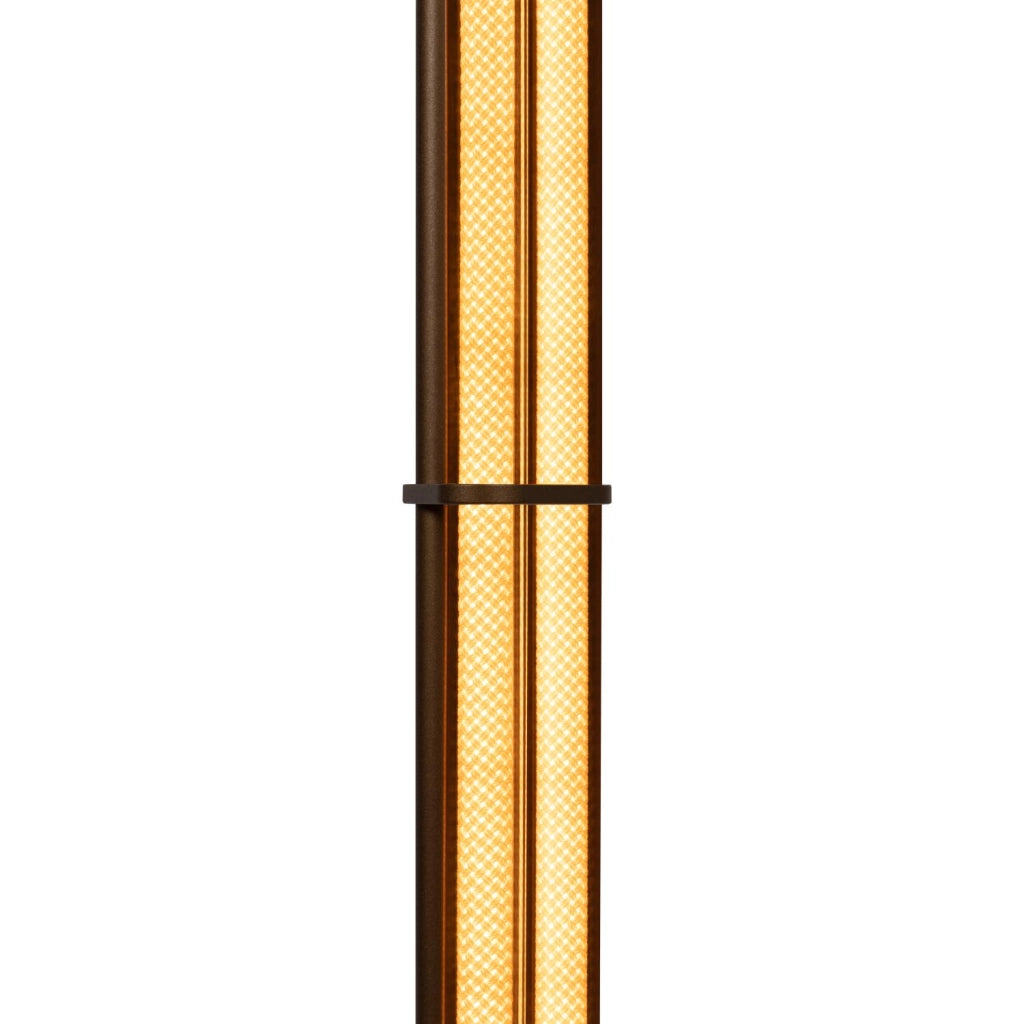 Lampada da terra LED 2x17W JANDERIN champagne Lucide
