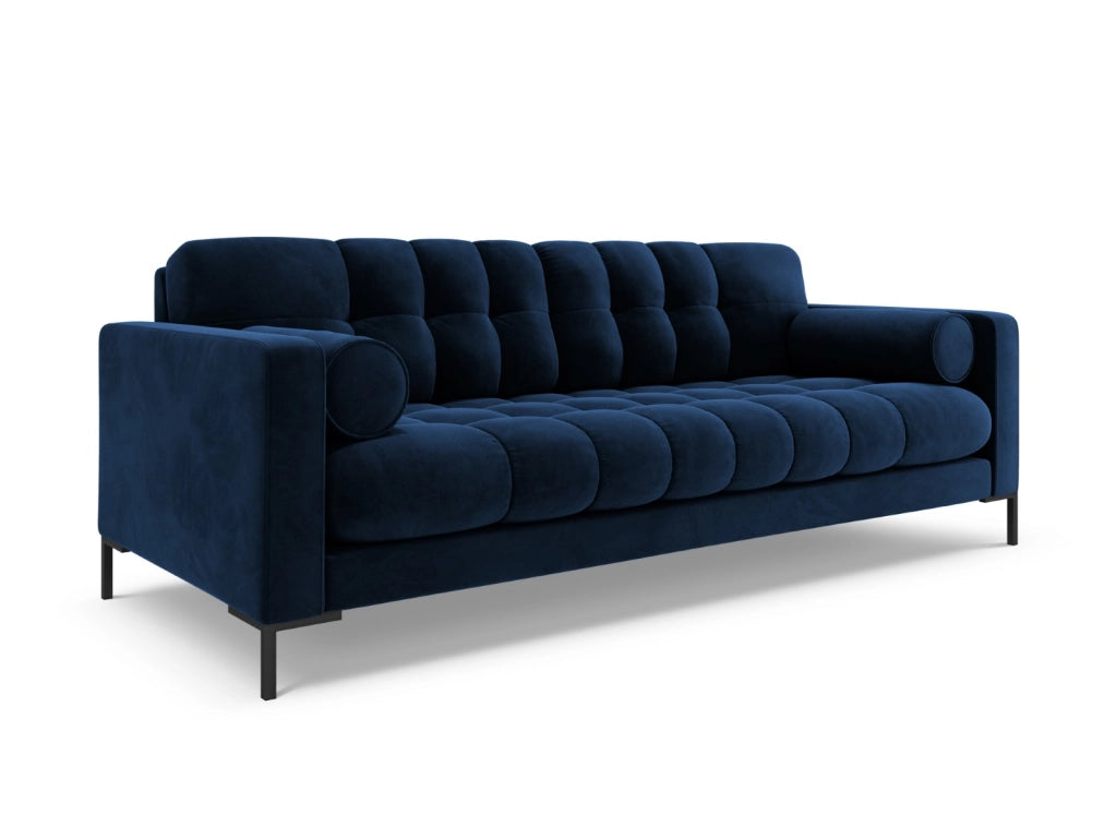 Cosmopolitan Design - Divano "Bali" 3 posti in velluto blu reale 