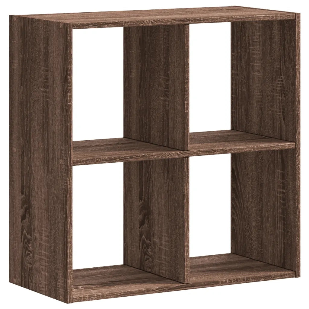Libreria Rovere Marrone 68,5x32x68,5 cm in Legno Multistrato 852831